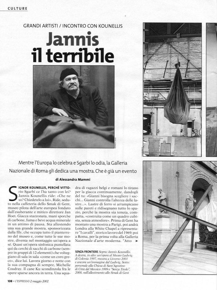 Intervista a Jannis Kounellis