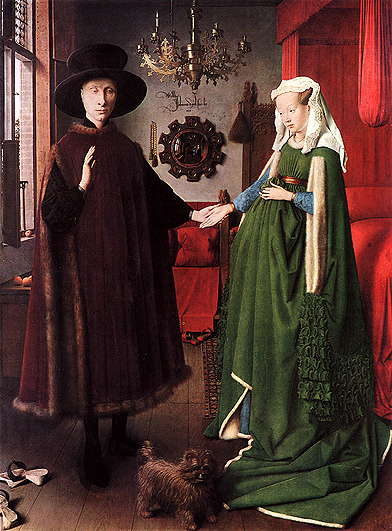 Jan van Eyck, Ritratto dei coniugi Arnolfini, 1434