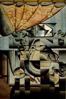 Juan Gris, Le lavabo, 1912, collezione Vicomtesse de Noailles, Parigi